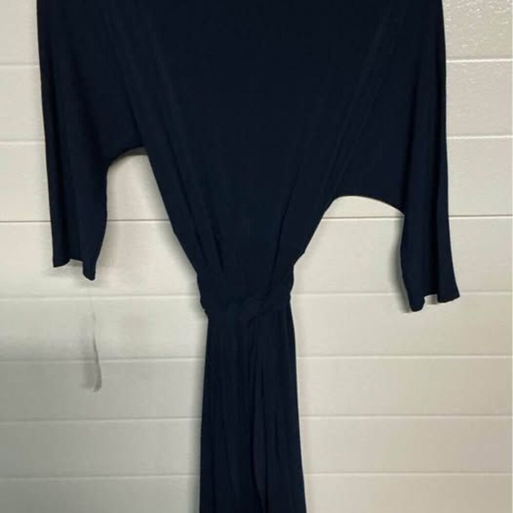New with tags Robbie Bee navy blue tie waist dress size XL - Picture 3 of 4